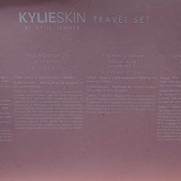 Kylie Jenner Skin 4 PC Mini Set Travel Limited Edition 2020 NIB Sealed - Picture 4 of 8